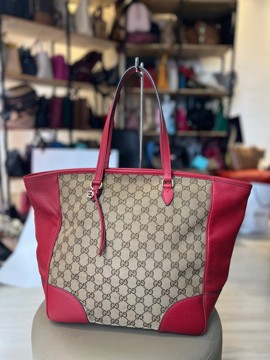 Gucci Bree Monograma Vermelha