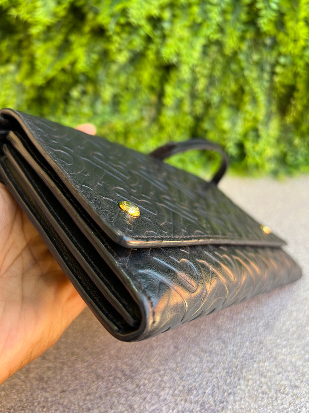 Burberry Hazelmere Wallet on Strap Preta