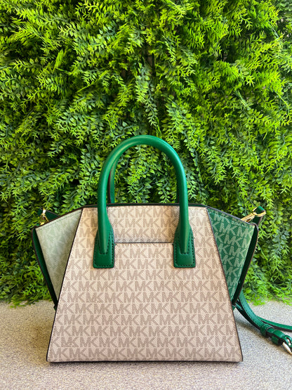 Michael Kors Monograma Verde e Branca