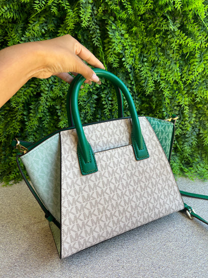 Michael Kors Monograma Verde e Branca
