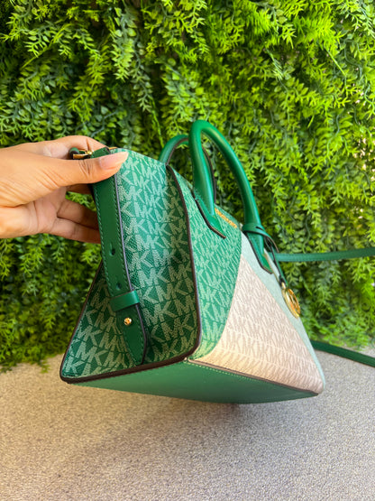 Michael Kors Monograma Verde e Branca