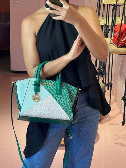 Michael Kors Monograma Verde e Branca