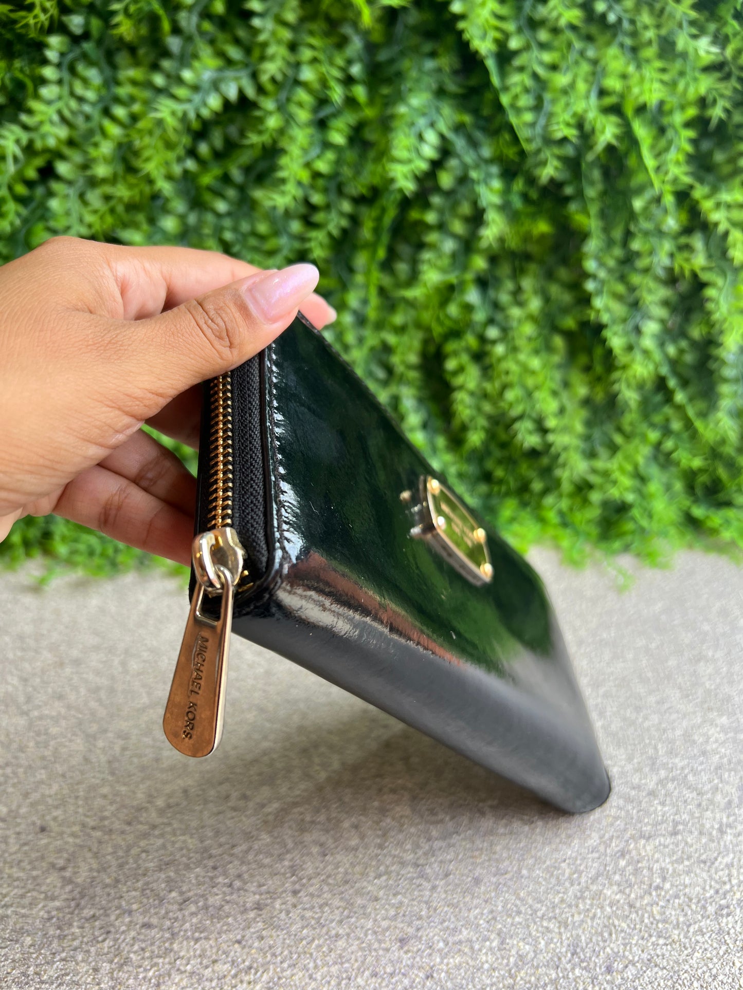 Carteira Michael Kors Verniz Preta