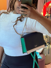 Kate Spade Cameron Bicolor Azul e verde