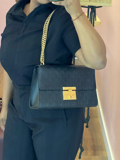 Gucci Padlock Preta Media