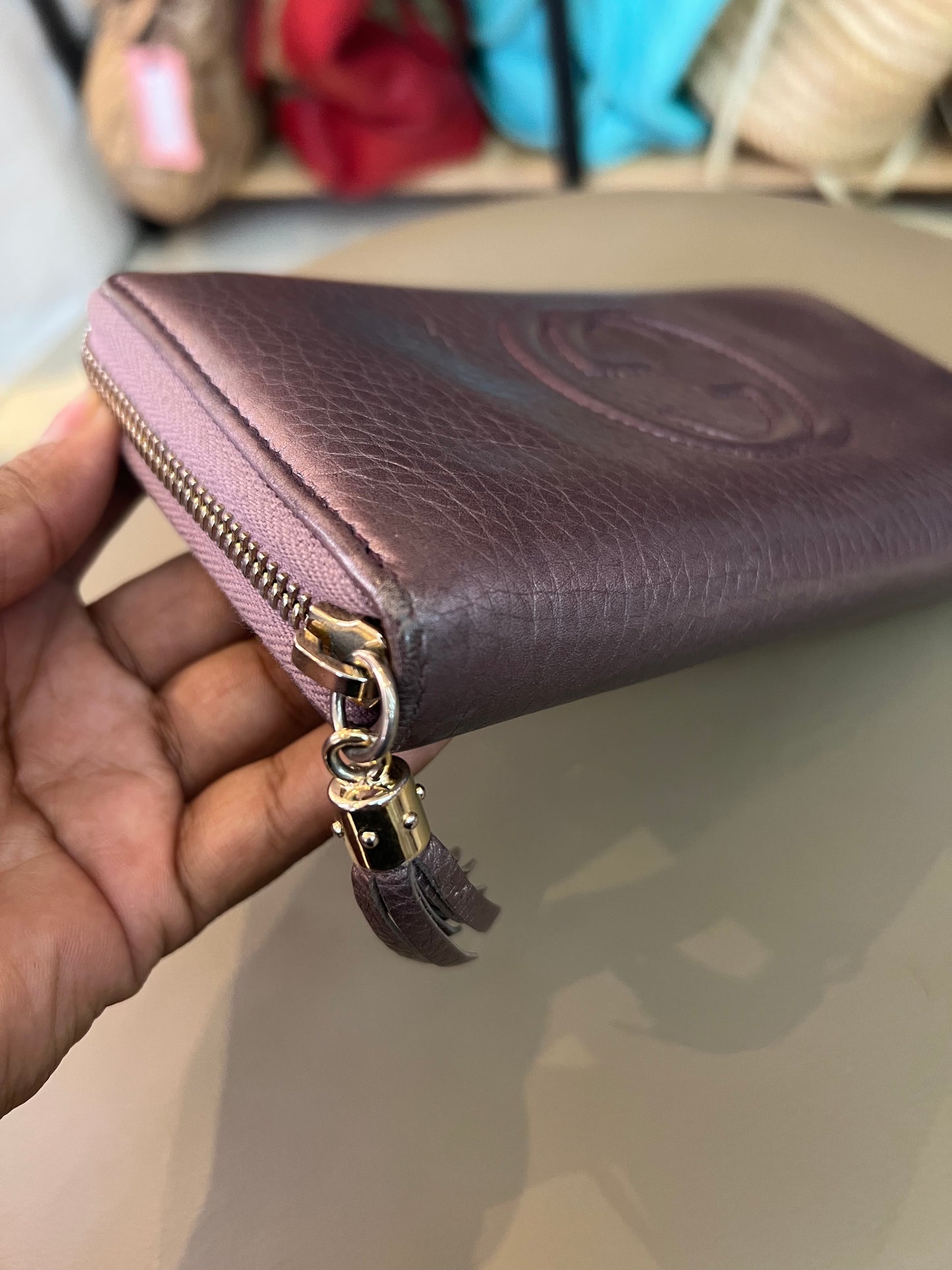 Carteira Gucci Soho Metalic