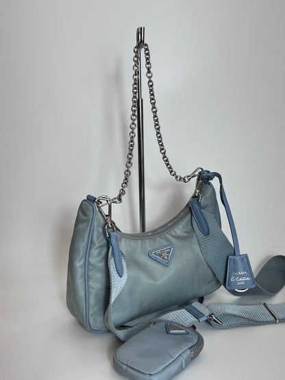 Prada Re-edition Azul
