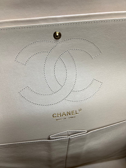 Chanel Double Flap Jumbo Nude