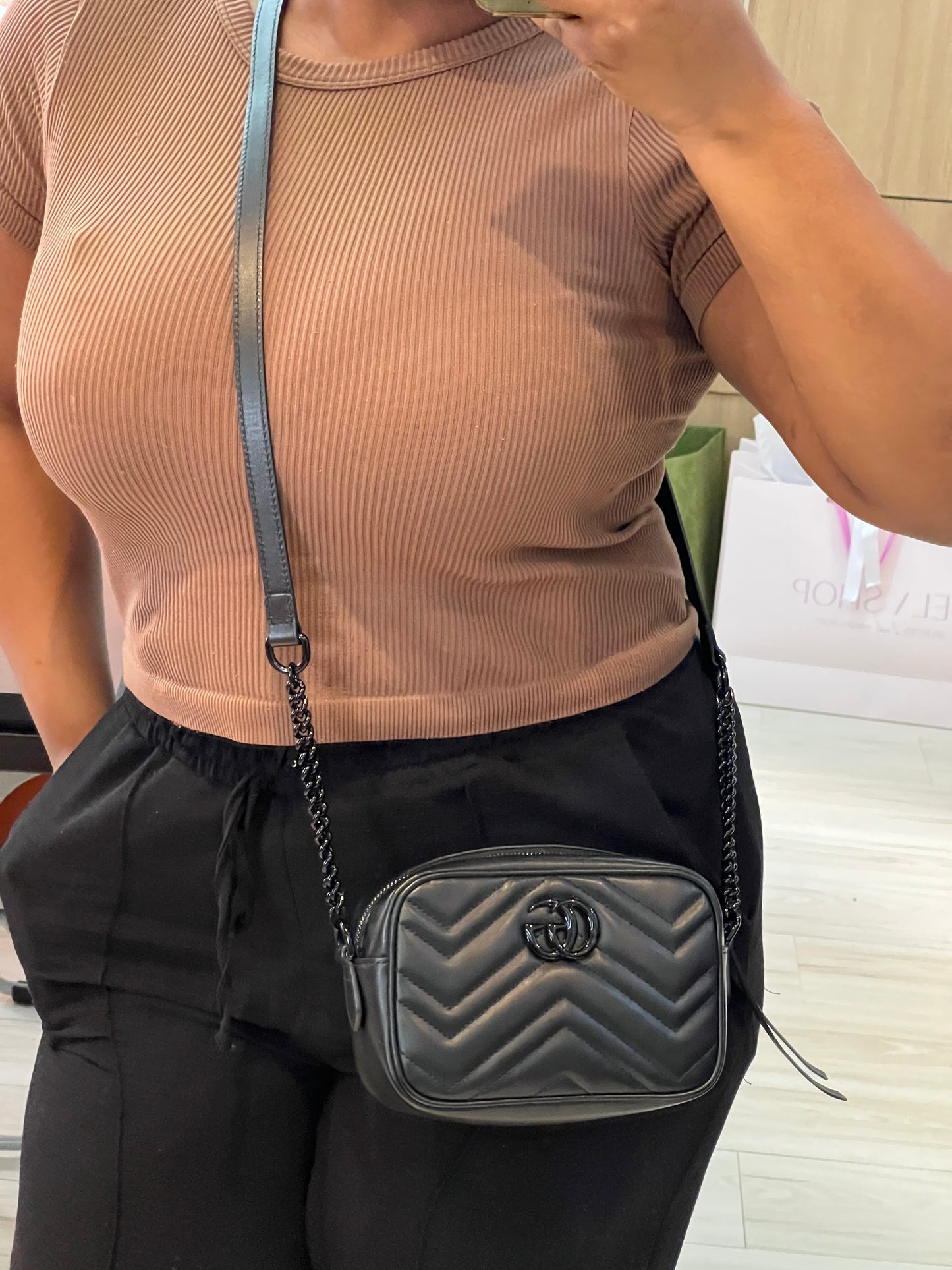 Gucci Marmont GG Mini Preta