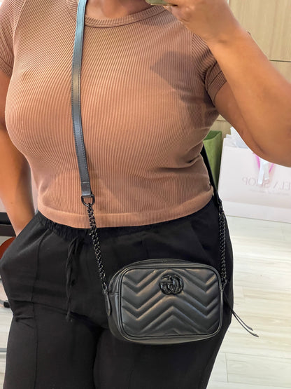 Gucci Marmont GG Mini Preta