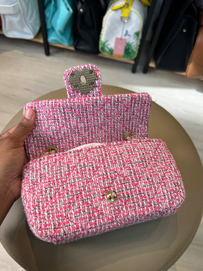 Isla Mini Tweed Rosa