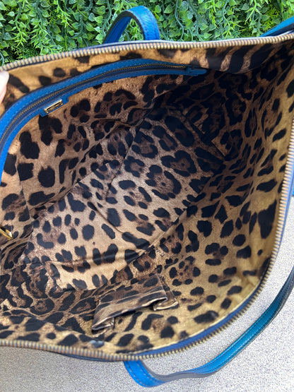 Dolce & Gabbana Shopping Tote Azul