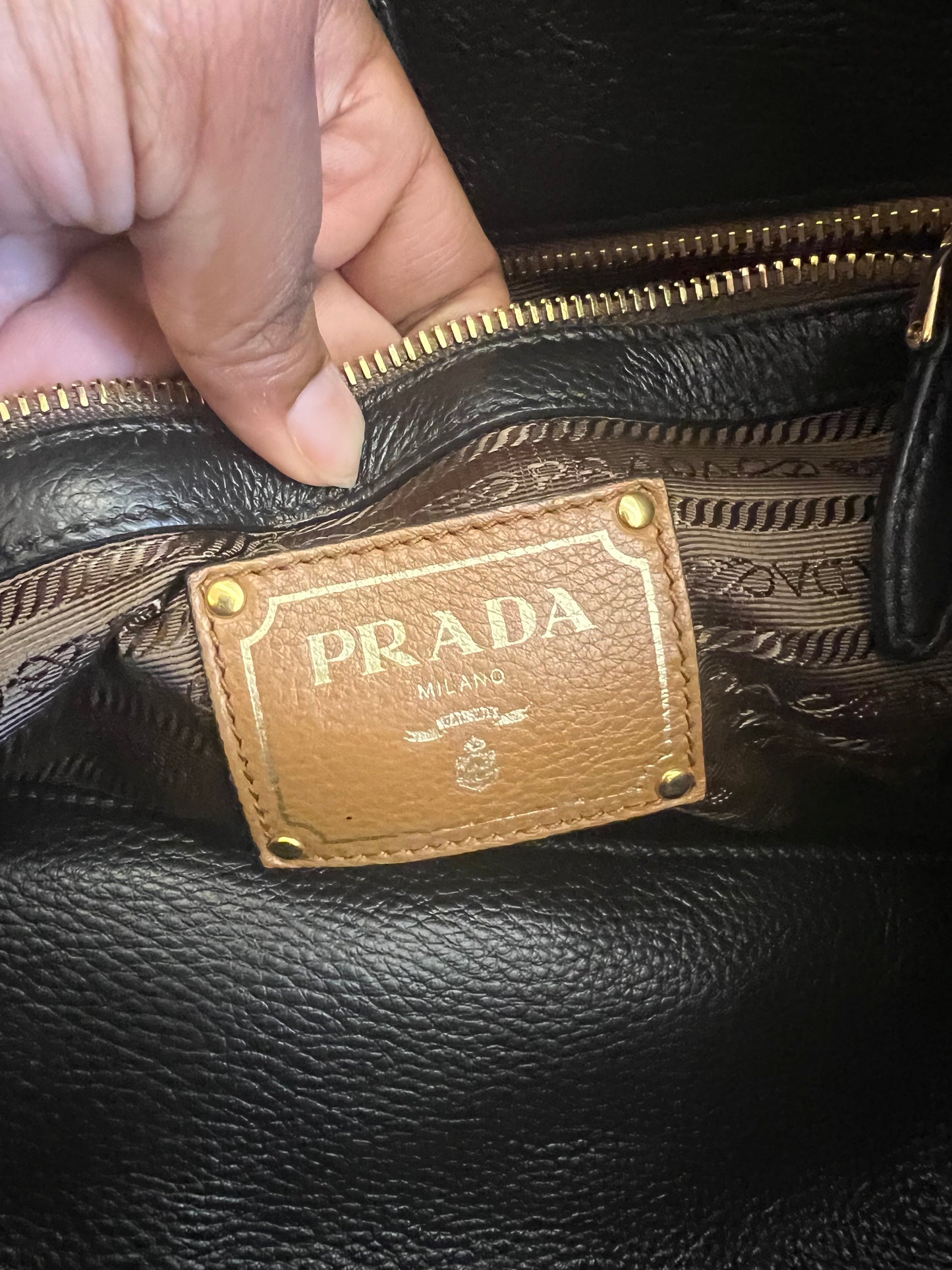Prada Tote Logo Preta