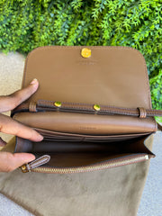 Burberry Check Crossbody Marrom