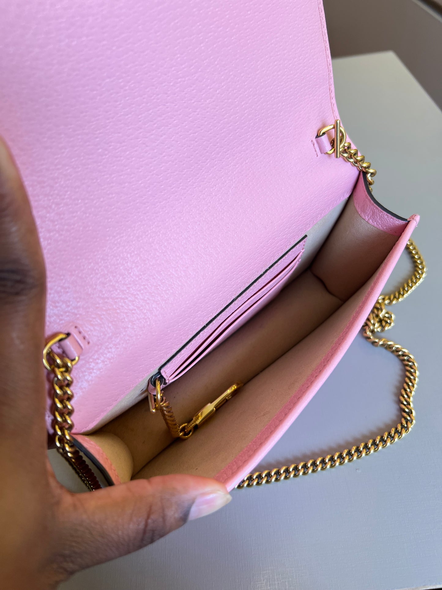 Gucci Diana Bamboo Shoulder bag Rosa