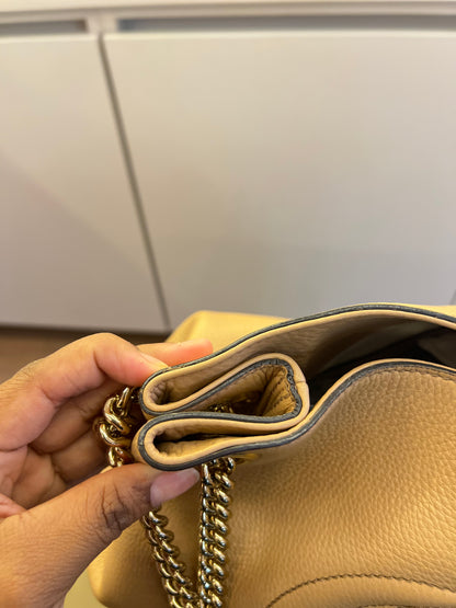 Gucci Soho Chain Nude