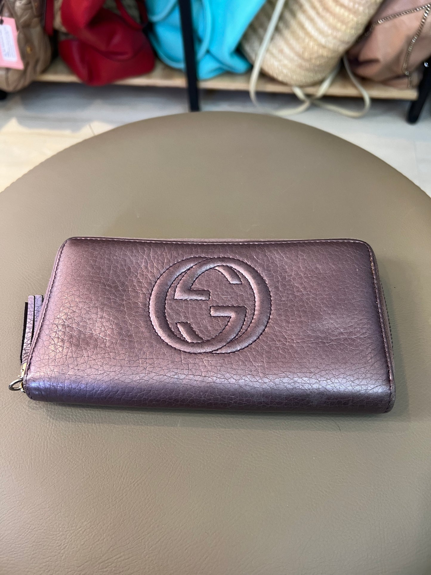 Carteira Gucci Soho Metalic
