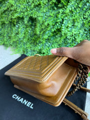 Chanel Boy Small Caramelo