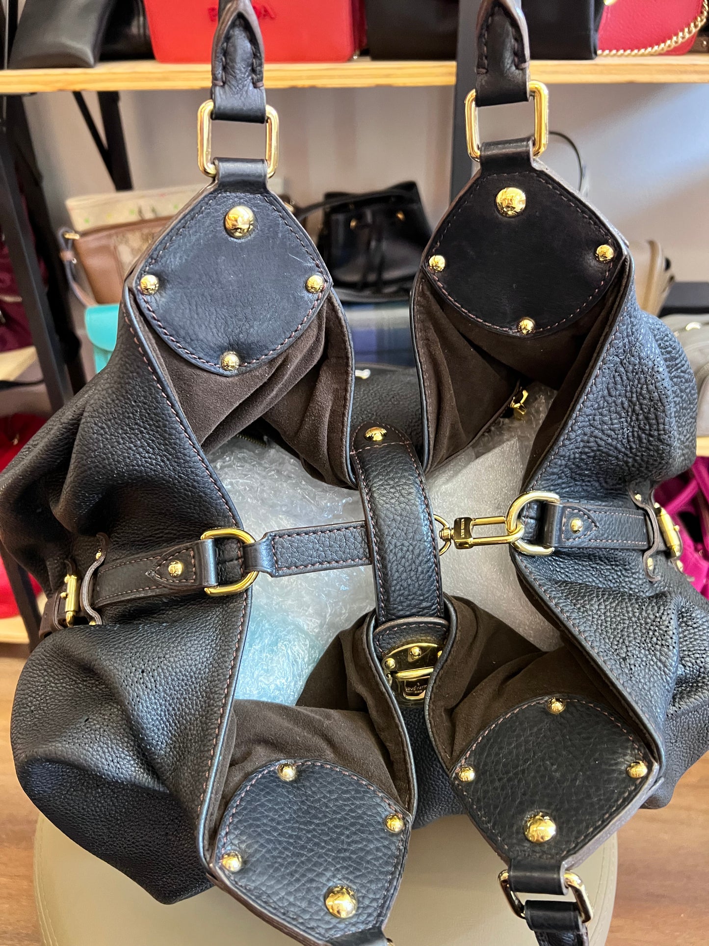 Louis Vuitton Mahina Large Preta