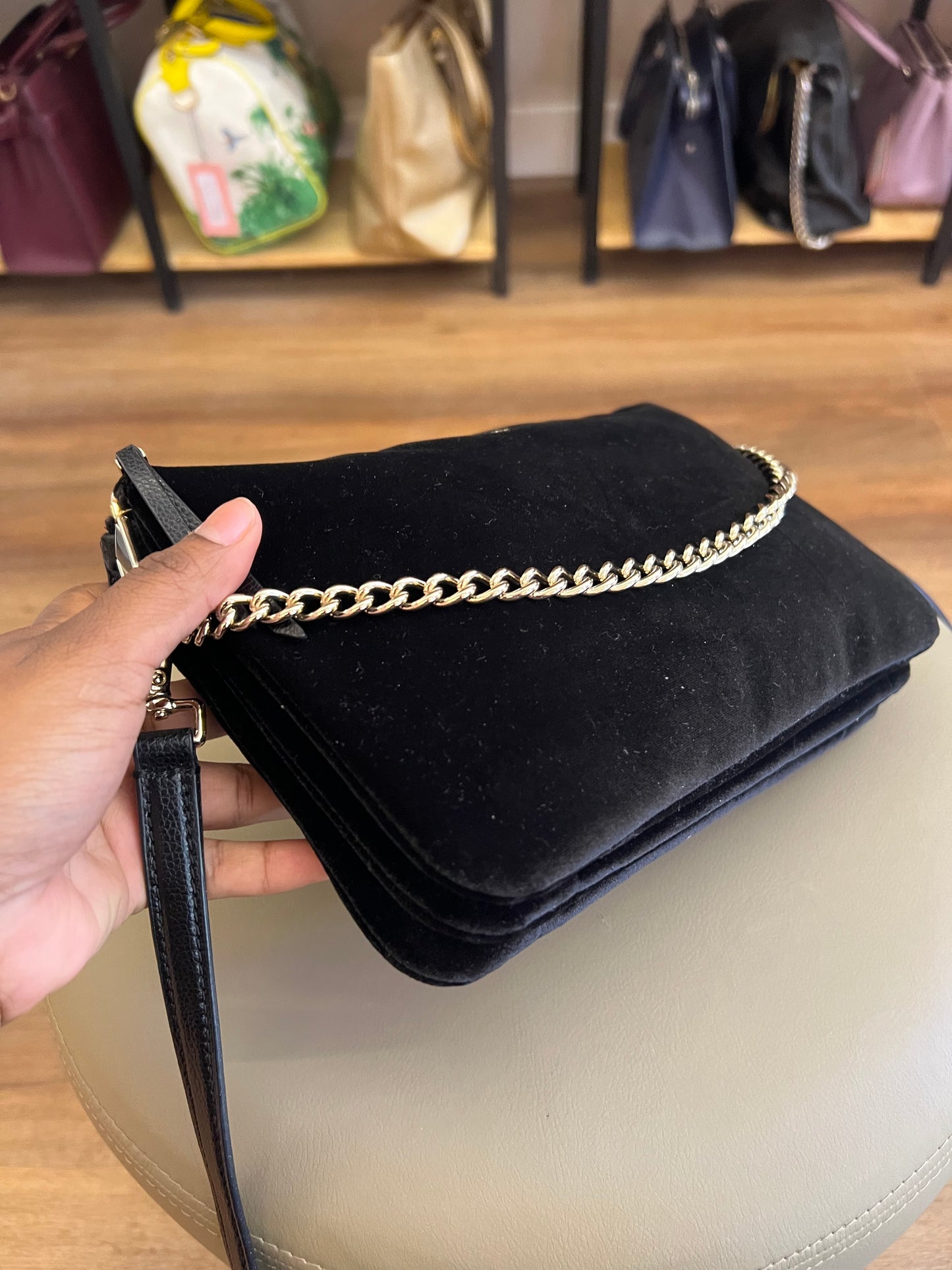 Kate Spade Velvet Madelyne