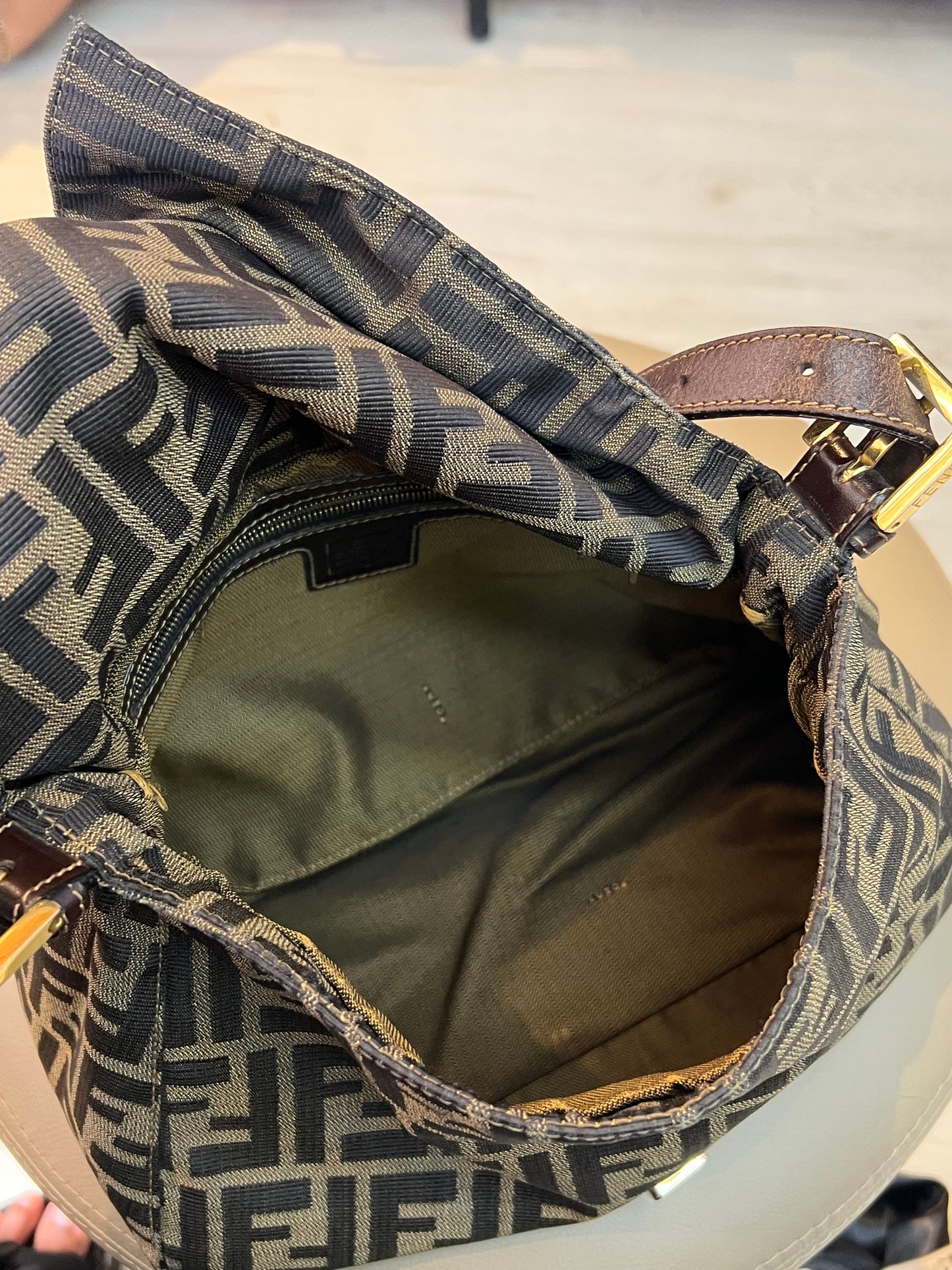 Fendi Zucca Mama Baguette