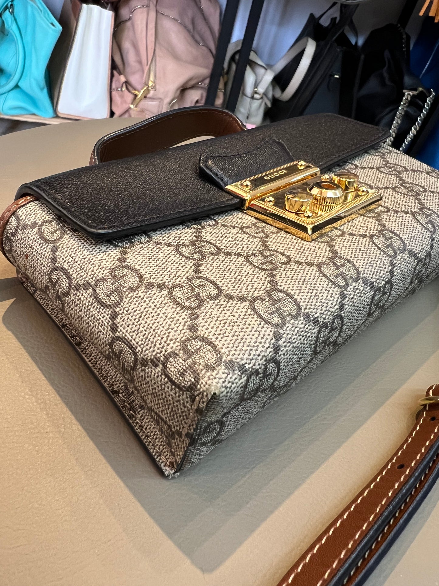 Gucci Padlock GG Supreme Mini