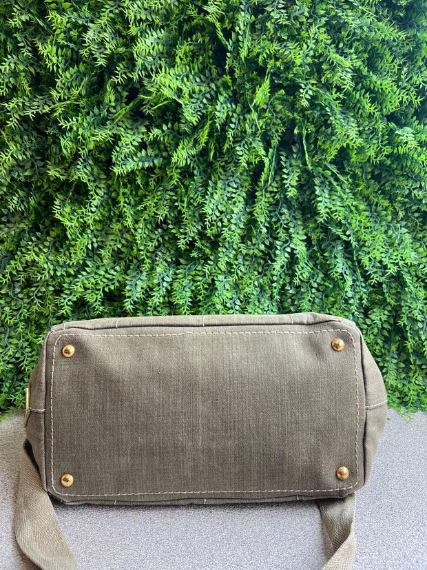 Prada Canvas Canapa Verde