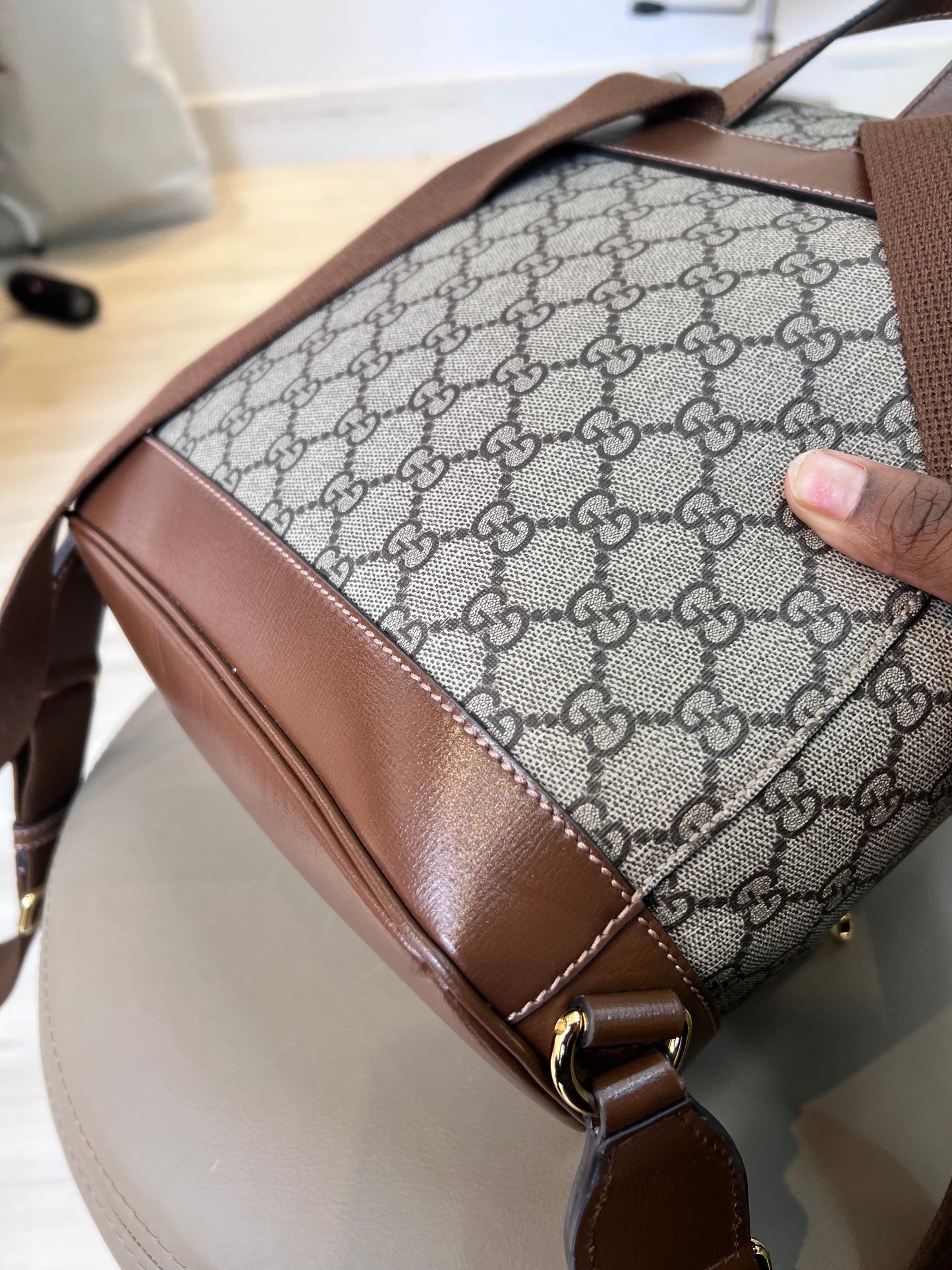 Mochila Gucci Monograma