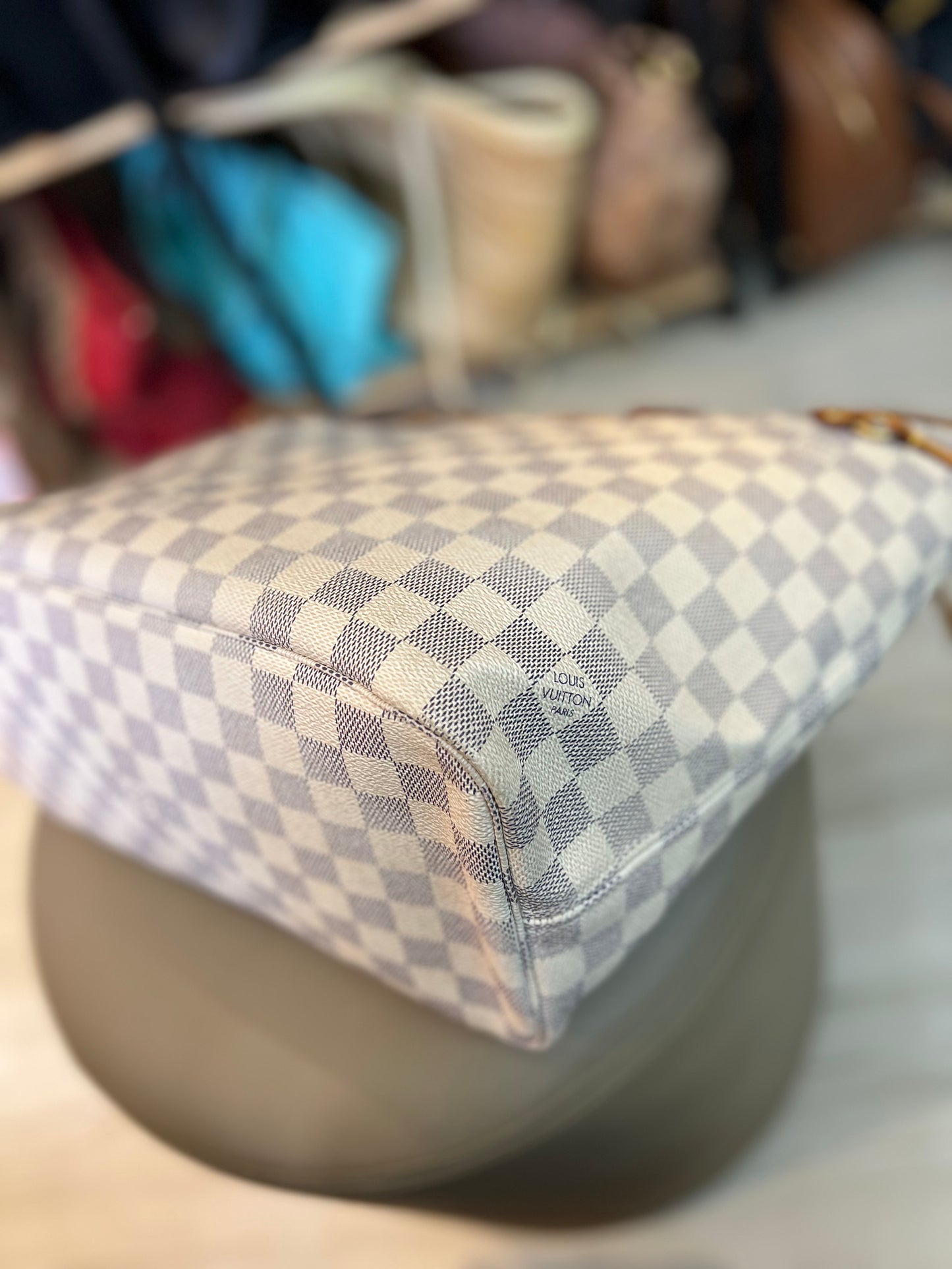 Louis Vuitton Neverfull MM Damier azur