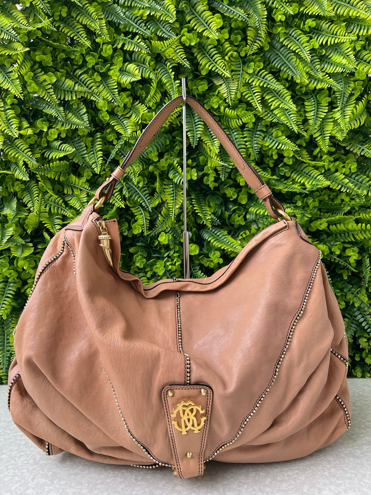 Roberto Cavalli Leather Logo