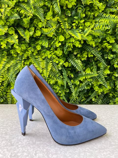 Scarpin Fendi Azul