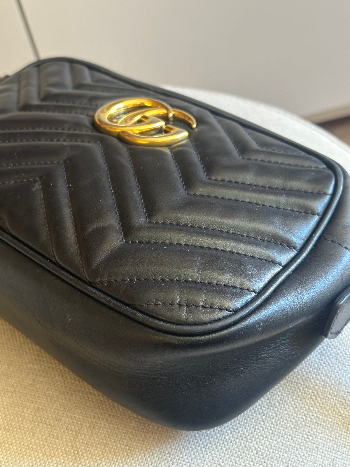 Gucci Marmont Camera bag Preta