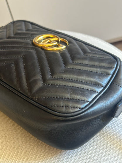 Gucci Marmont Camera bag Preta