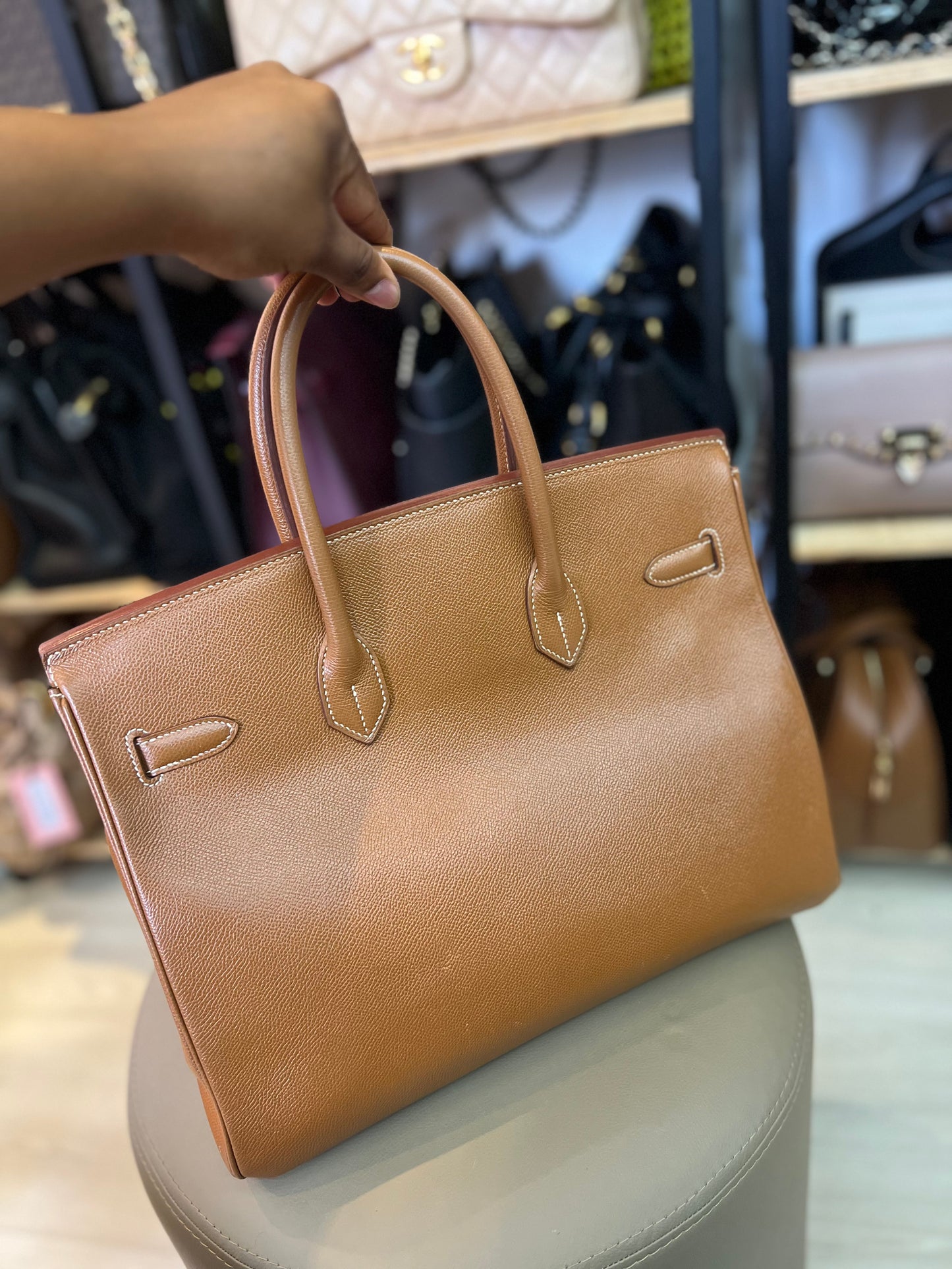 Hermes Birkin 35 Caramelo