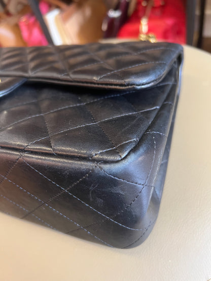 Chanel Double Flap Jumbo Preta