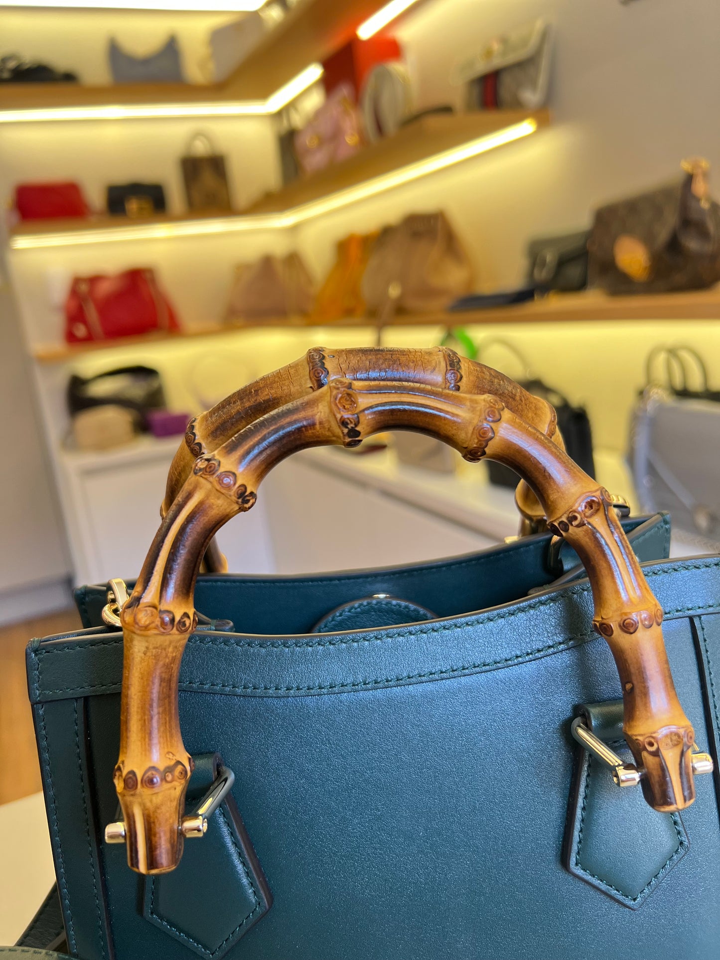Gucci Diana Bamboo Mini Verde