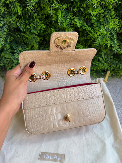 Isla Anne Mini Chain Nude