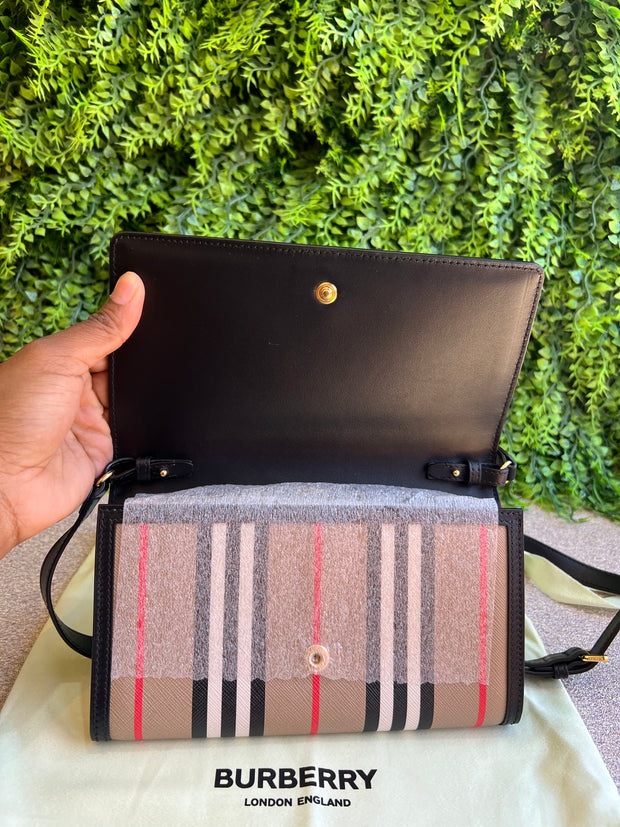 Burberry Hannah Stripe Preta