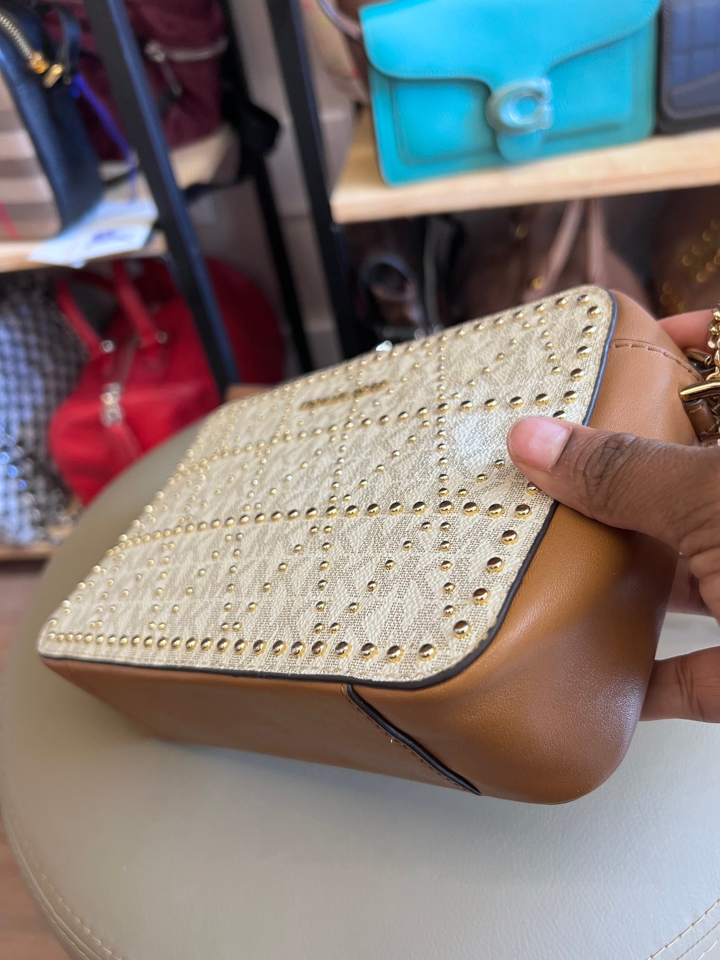 Michael Kors Câmera Bag Monograma