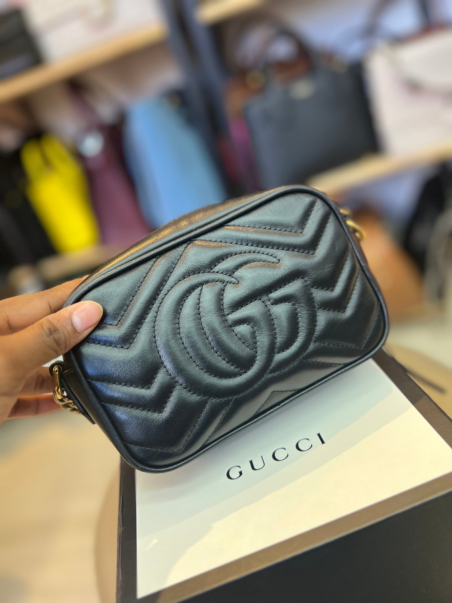 Gucci Marmont Mini preta