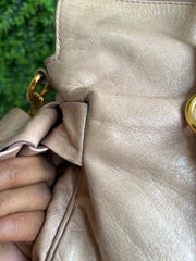 Miu Miu Vitello Lux Bow Satchel