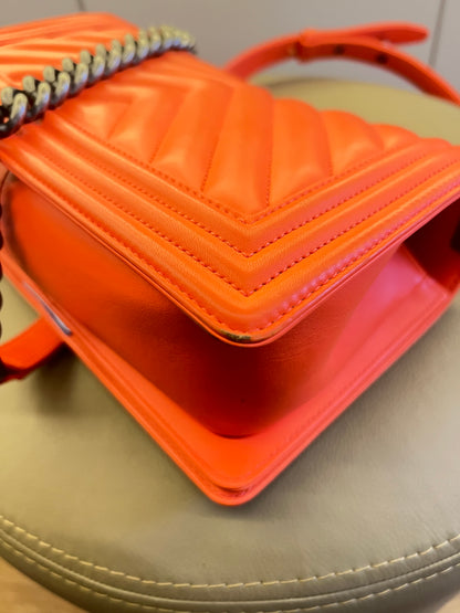 Chanel Boy Medium Laranja