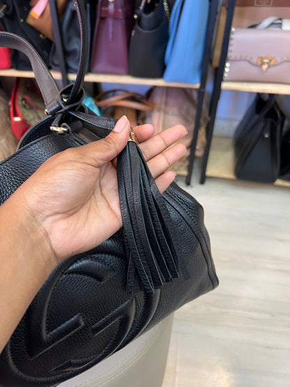 Gucci Soho Shoulder Preta
