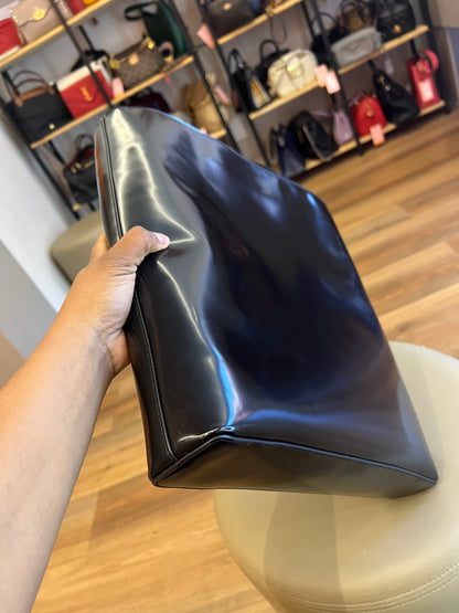 Prada Logo Stamp Tote Bag