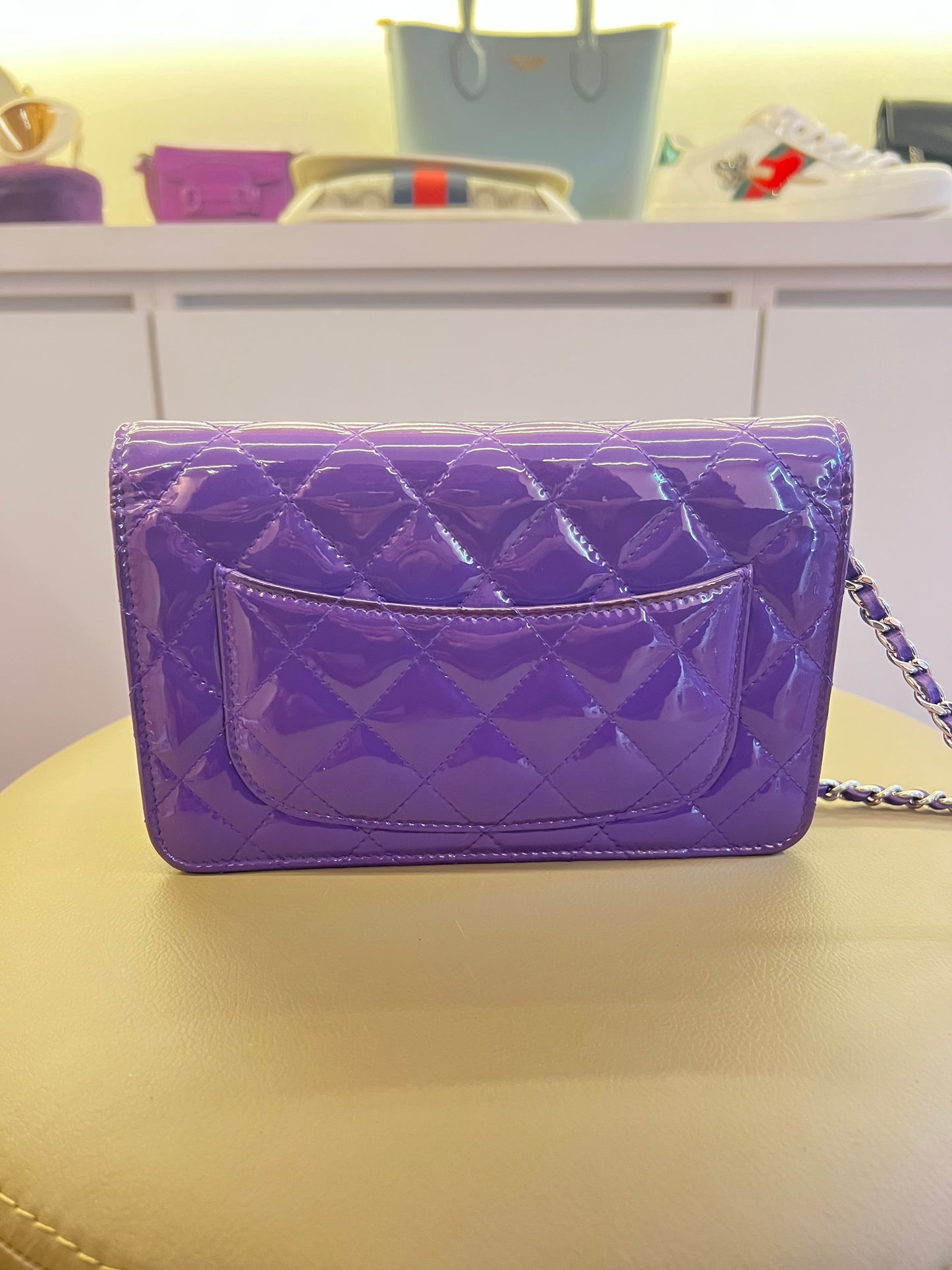 Chanel Woc Roxa Verniz