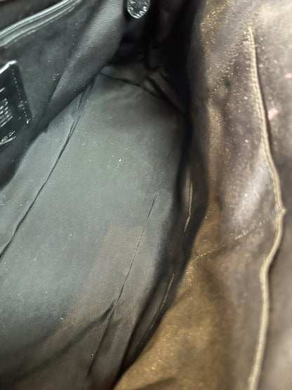 Coach Sierra Satchel em Couro Preto