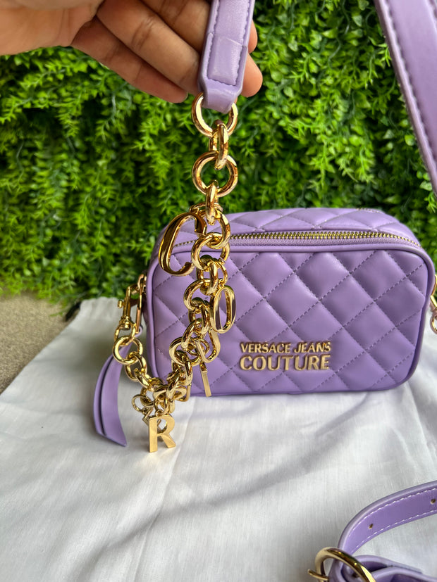 Versace Couture Câmera Bag Lilás