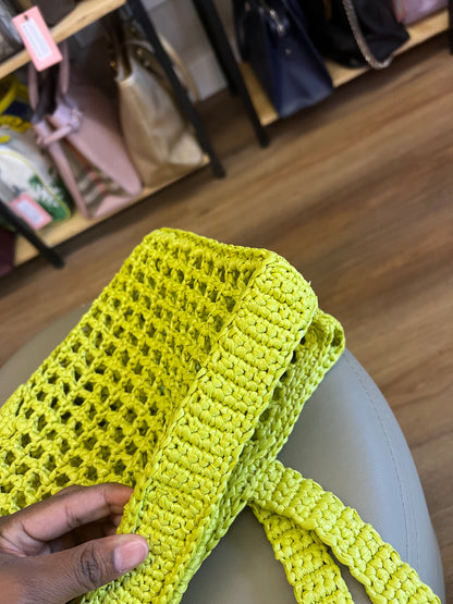 Prada Raffia Tote bag Verde
