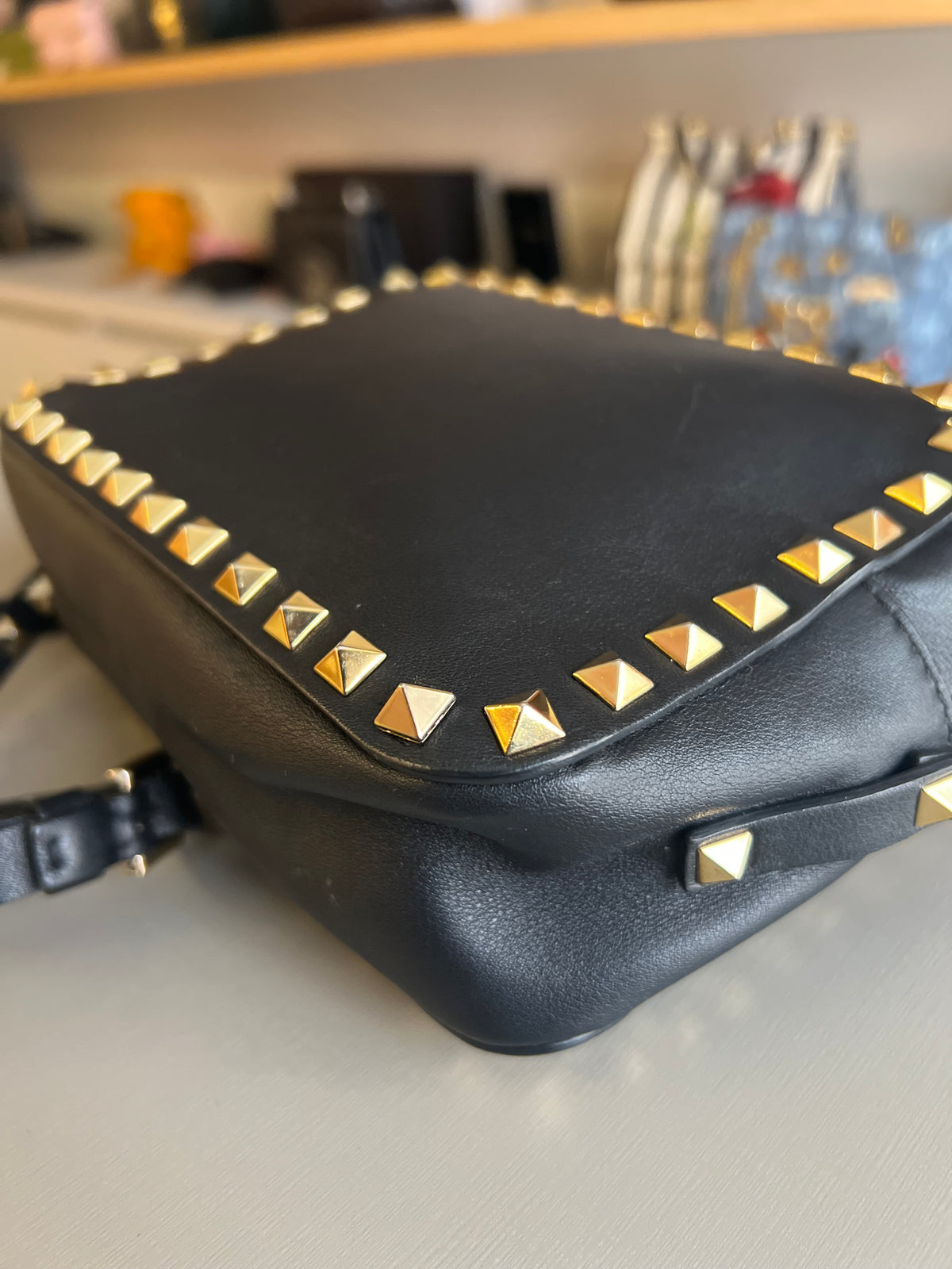 Valentino Garavani Rockstud Camera bag Preta