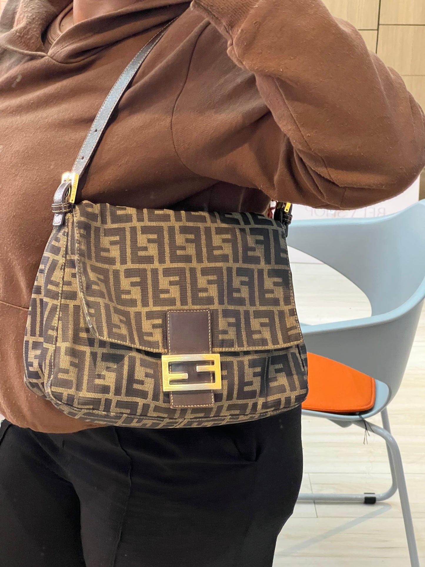 Fendi Zucca Mama Baguette
